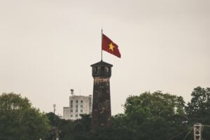 Vietnamese Flag Hue Citadel