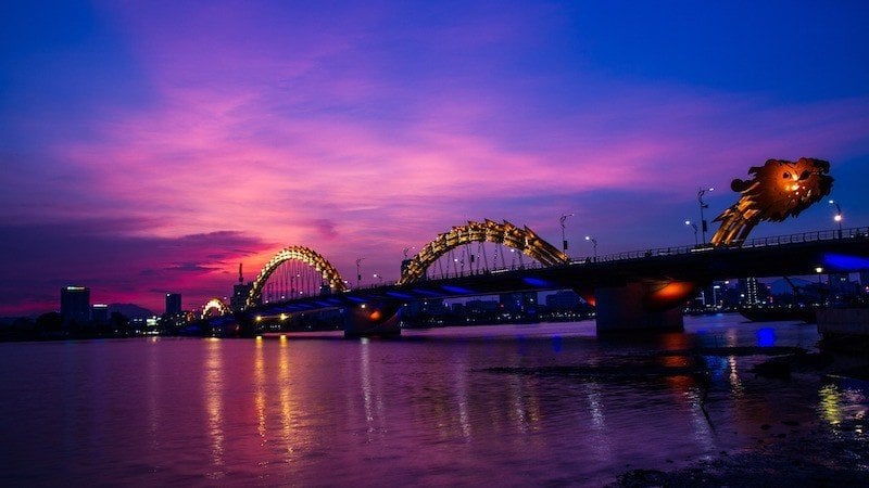 da nang dragon bridge vietnam