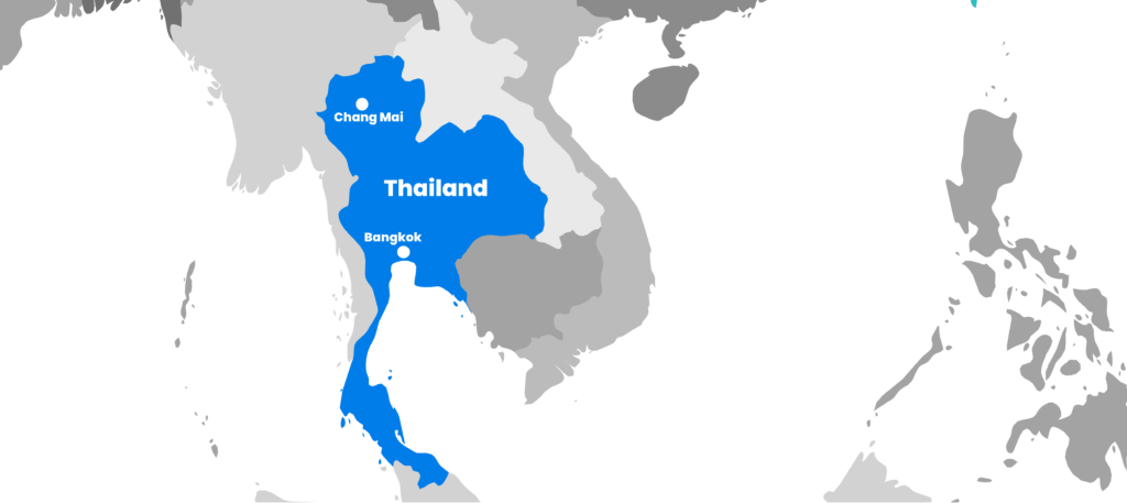 thailand map