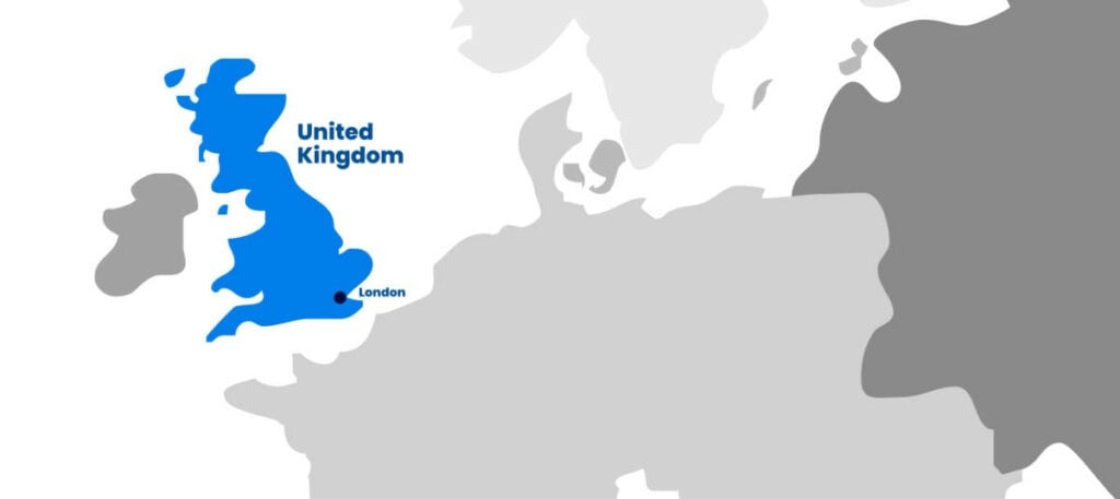 Iglu UK map