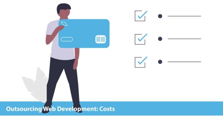 outsource web development costs