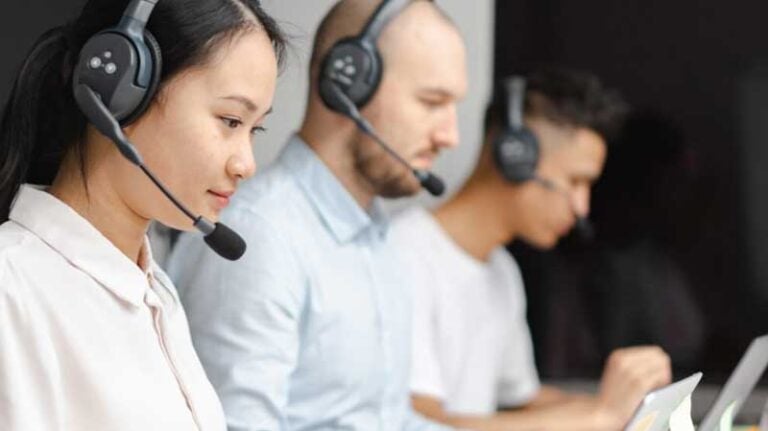 Customer service work in Thailand and Vietnam