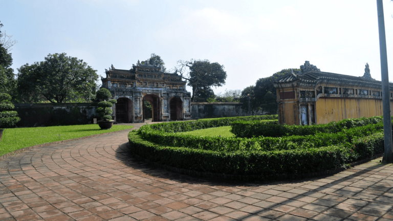 The anti-Ho Chi Minh City, Hue offers beautiful local culture as the former capital city