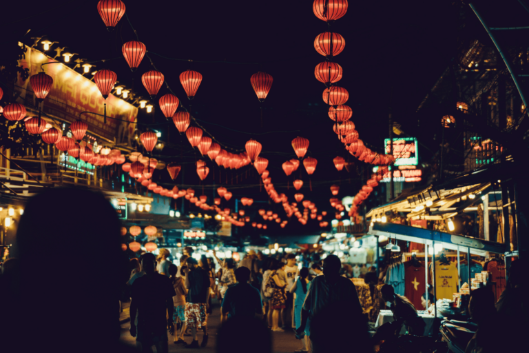 Walking energetic night markets is an always-interesting way to find great deals in Vietnam